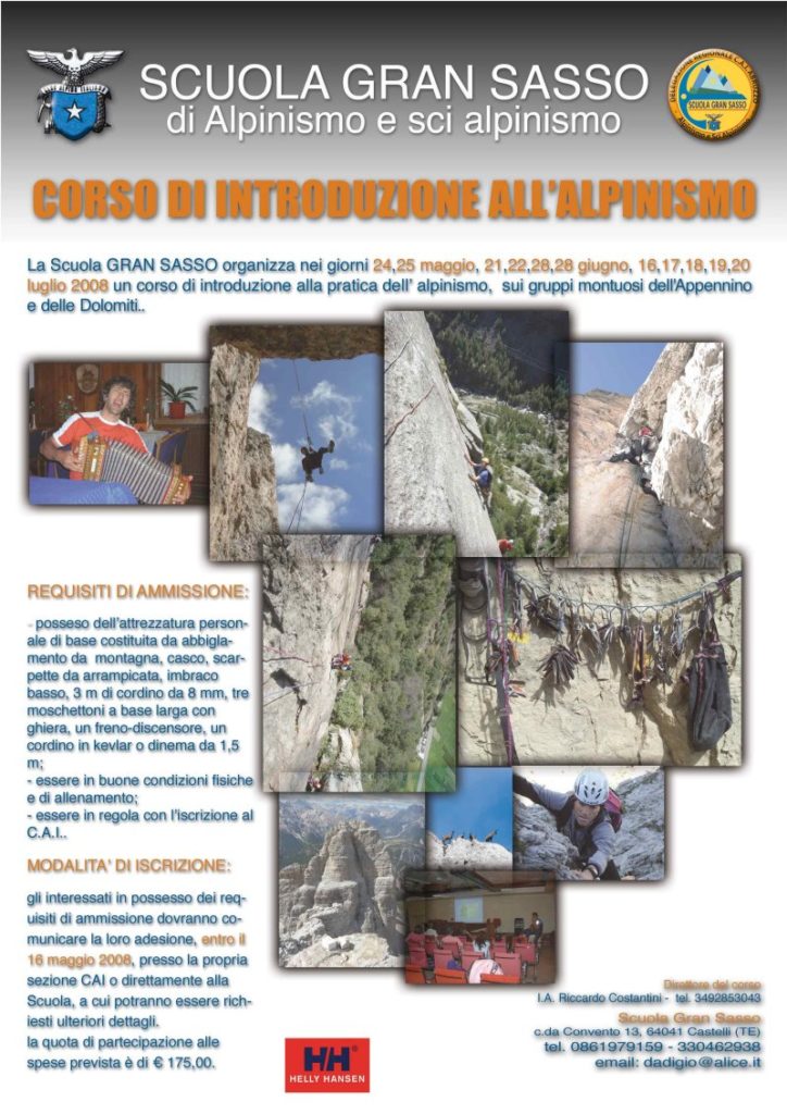 2008 Corso Alpinismo Scuola Gran Sasso