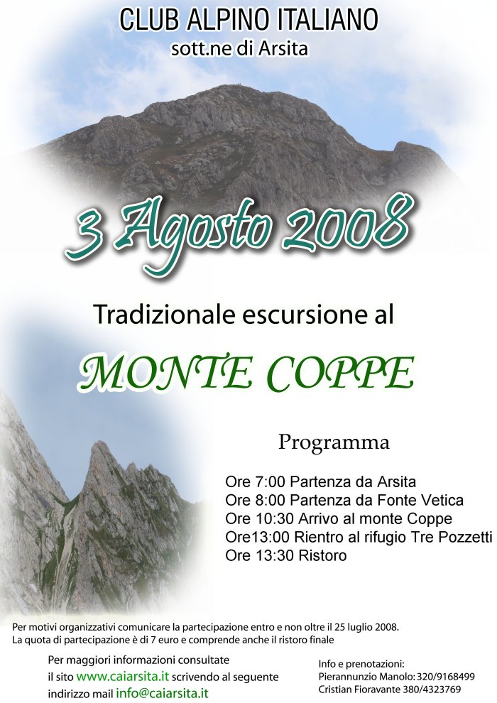 Monte Coppe 2008